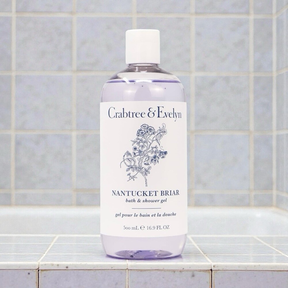 Crabtree & Evelyn NANTUCKET BRIAR Bath & Shower Gel 16.9 oz BODY WASH New